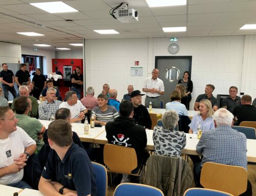 Gute Stimmung beim Vereinshock bei der Feuerwehr!