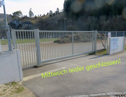 Kreiswertstoffhof in Mühlheim am Mittwoch, 24.09.2025 geschlossen!