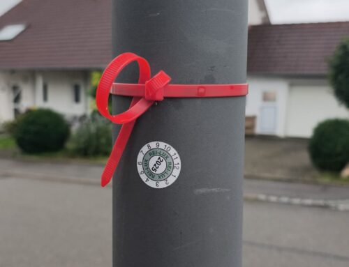 Standsicherheitsprüfung der Straßenbeleuchtung
