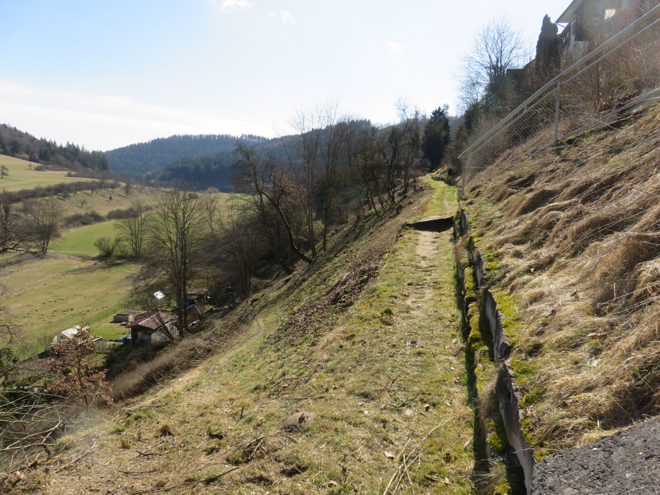 Blick ins Ostertal in Richtung Fridingen