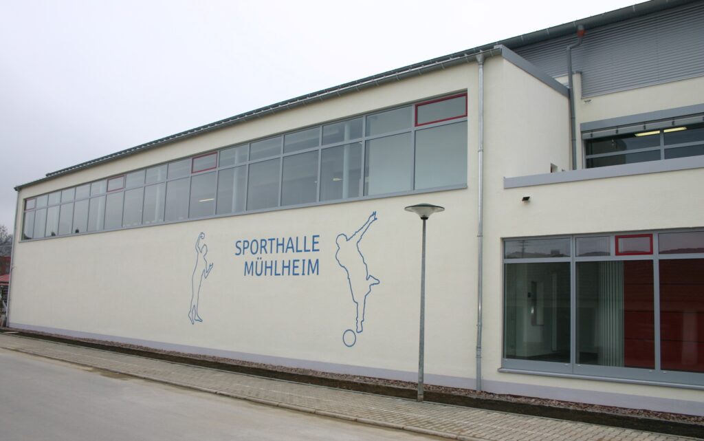 Sporthalle Mühlheim a.d. Donau - Außenansicht