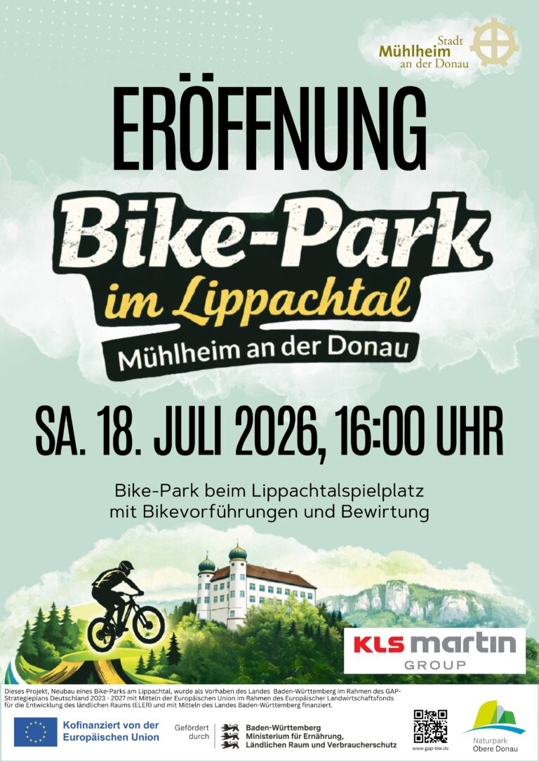 Ein Flyer des Bikeparks